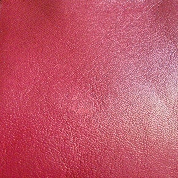 Lauren Ralph Lauren Dark Red Burgundy Leather Barrel Satchel Bag Purse - Picture 16 of 16